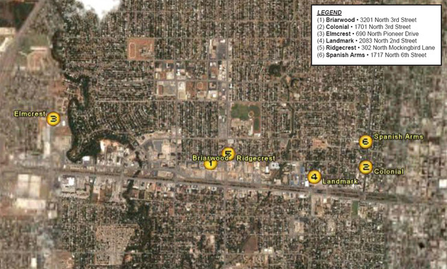 Aerial Map - Rosemont Apartments