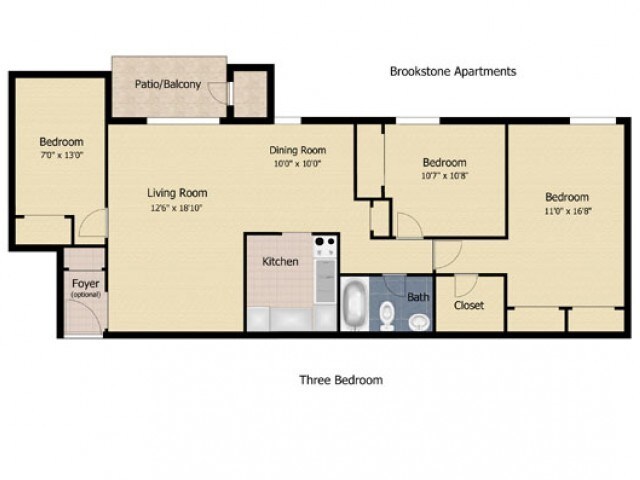 3 Bedroom - Brookstone