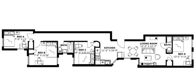 Building Photo - Room in Shared 4 bed/2 bath home