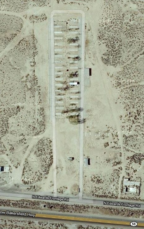 Aerial Photo - Desert Palm Mobile Home Park