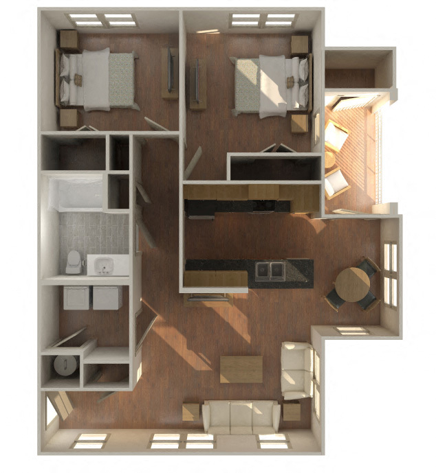 Floorplan - The Lofts at Southside Apartments