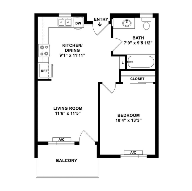 Floorplan - Lowden Lane Senior Apartments