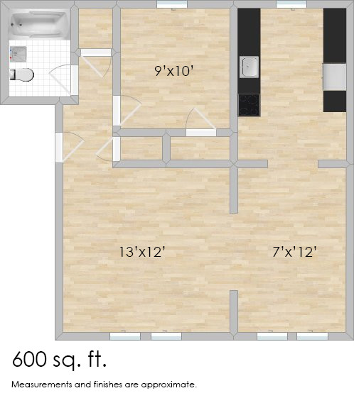 Floorplan - 532 Des Plaines Ave.