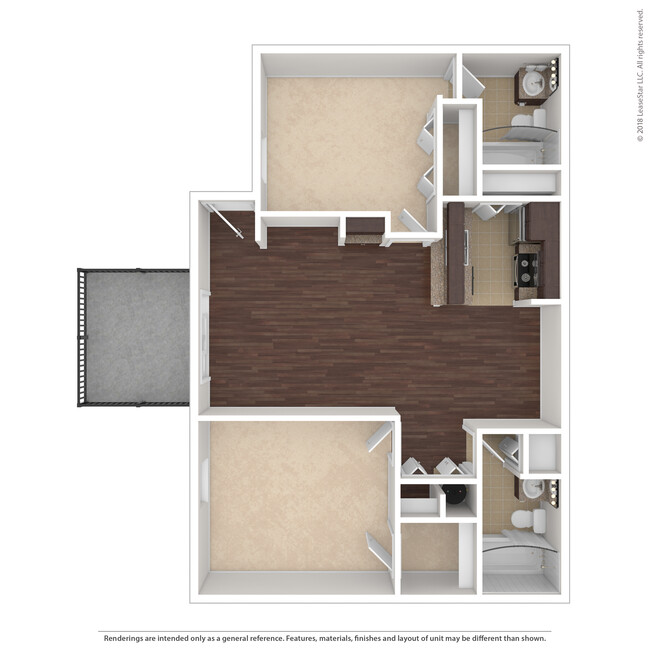 Floorplan - Tamarind Bay Apartments