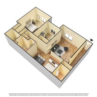 Floorplan - Foxtail Creek Townhomes