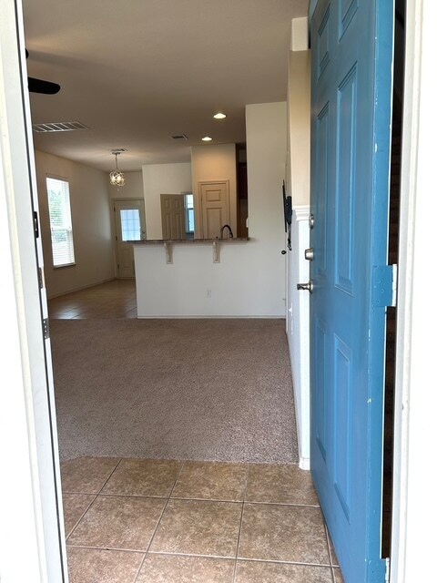 View from front door - 1702 Sand Hills Dr