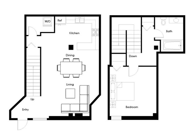 Floorplan - FreightYard Townhomes and Flats