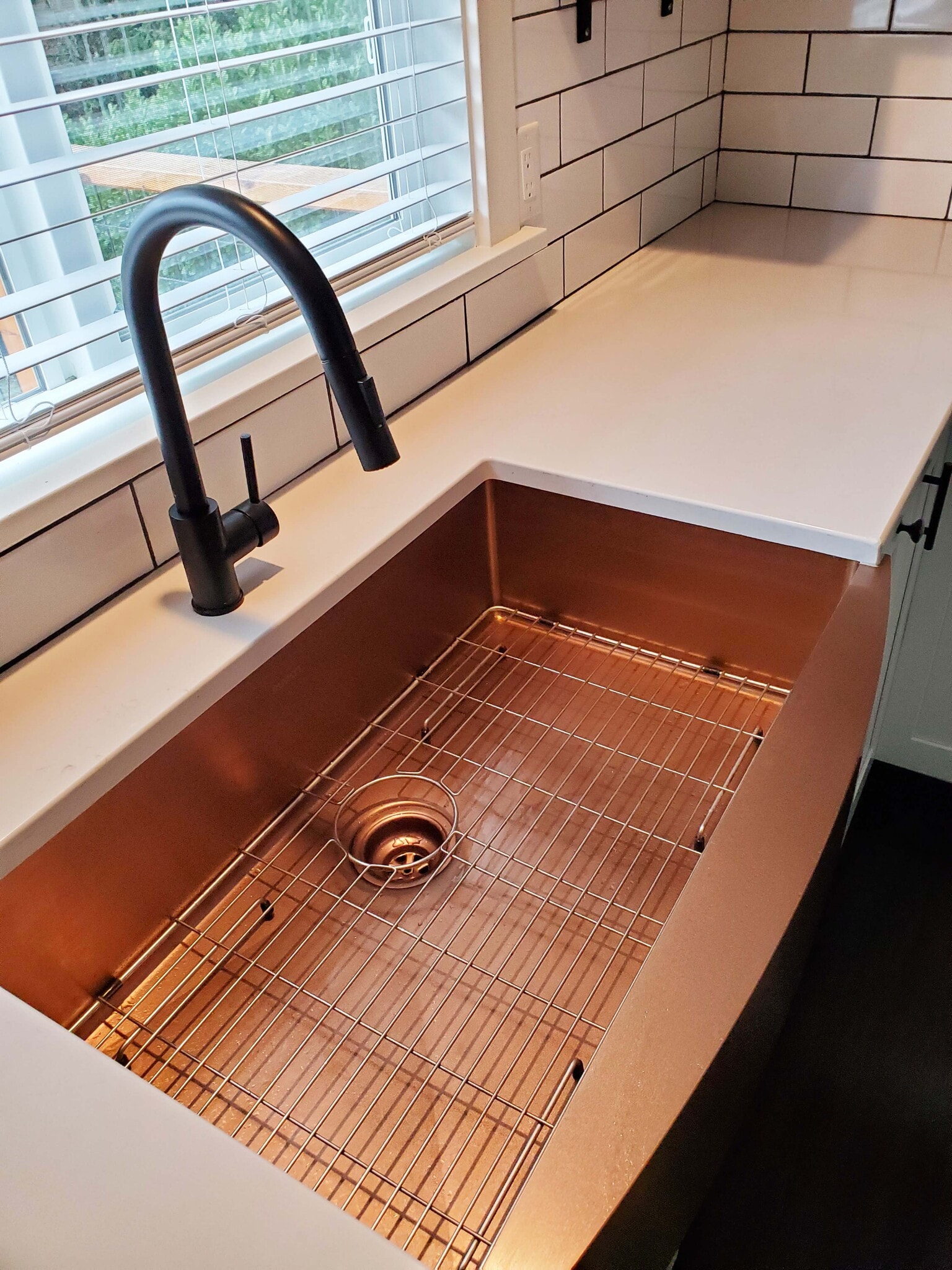 Copper sink - 8105 Spur Ct NW