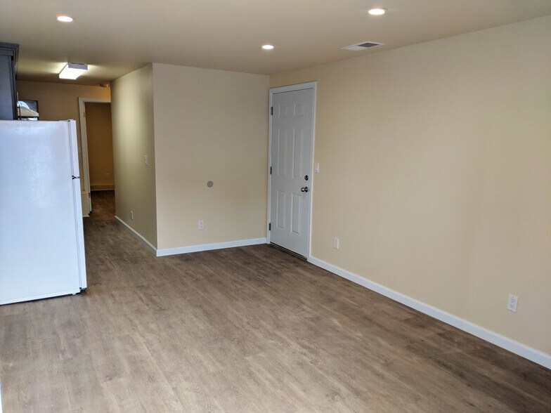 Living room area with a second private entrance - 267 Irvington Street