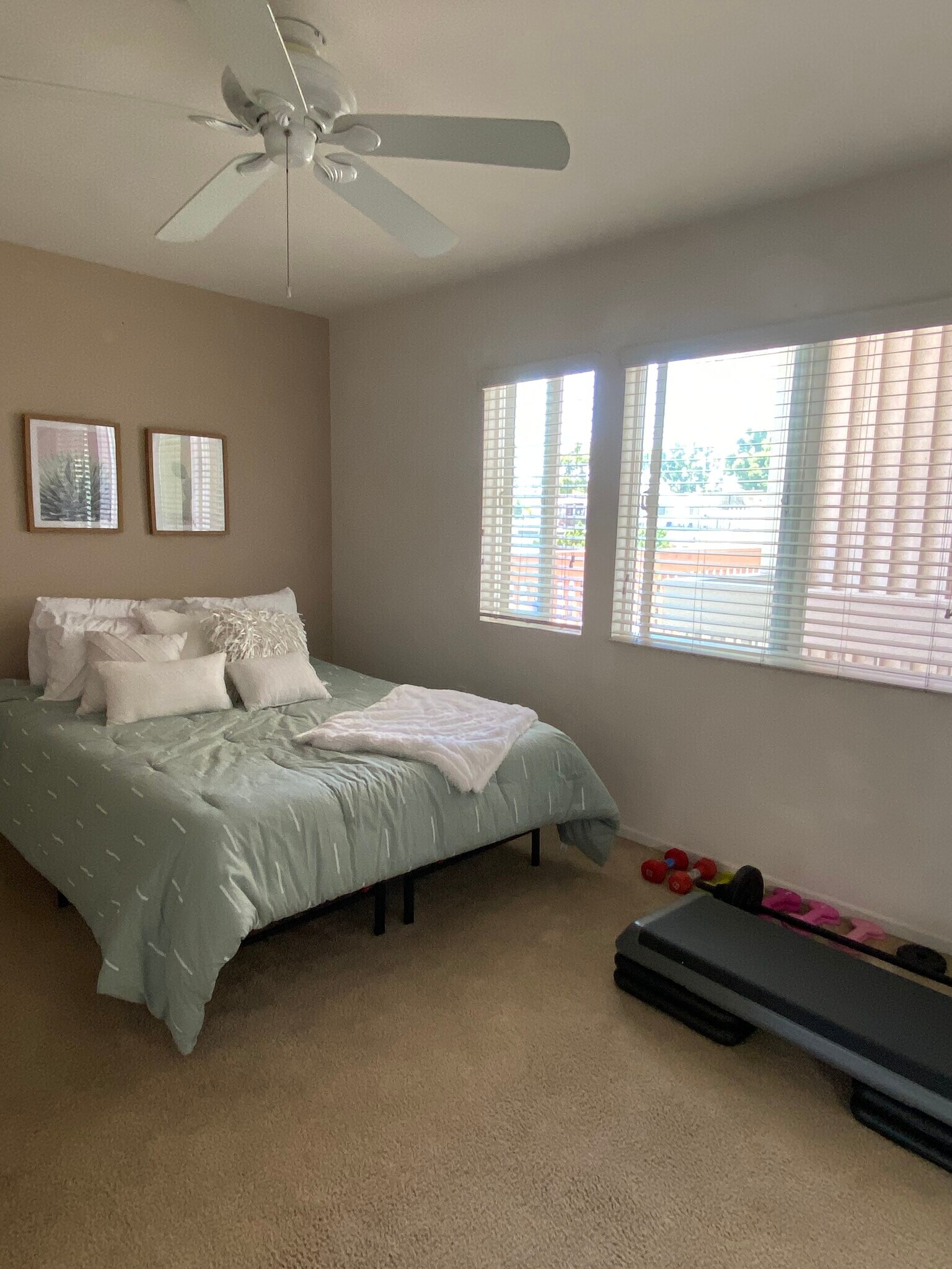 Furniture placement by a previous resident in bedroom #2 - 1322 Garnet Ave