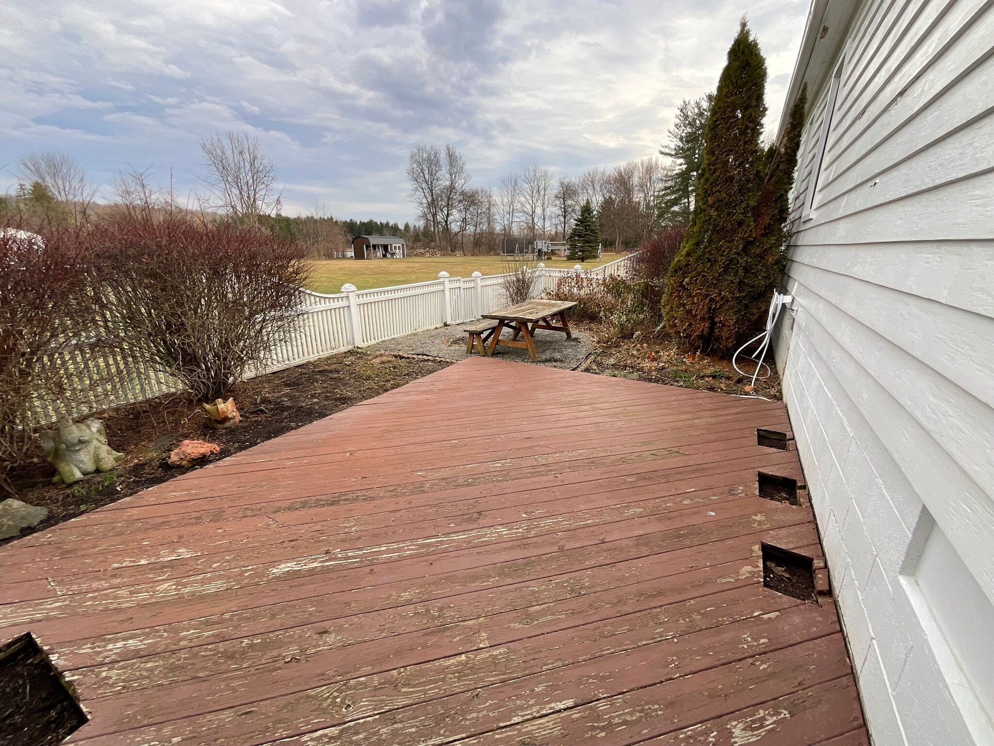 Back patio - 3661 E Lake Rd