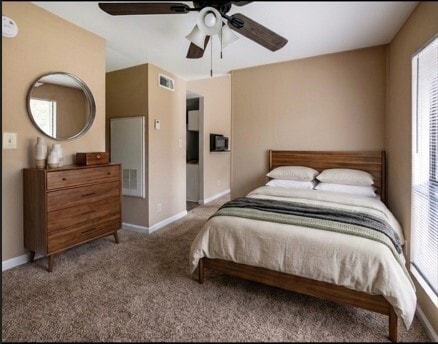 Studio Bedroom - 507SF - Walnut Terrace Apartments