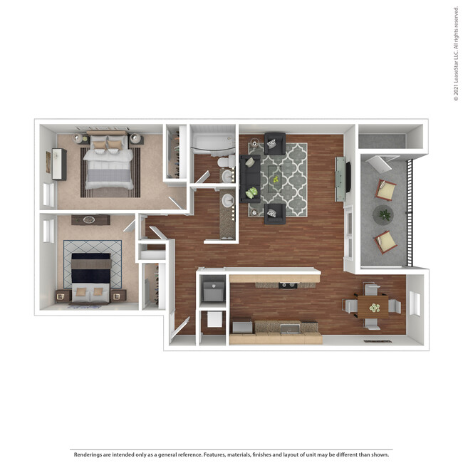 Floorplan - Pleasanton Glen Apartments