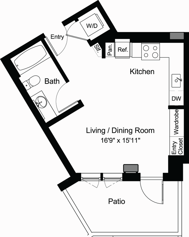 Floorplan - Chloe on Madison