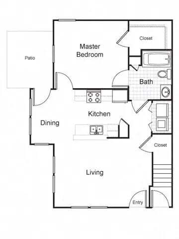 Floorplan - Matthew Henson Apartments