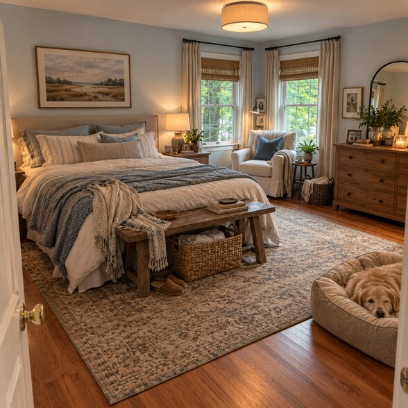 Bedroom 1 Staged - 11 Frost Brook Ln