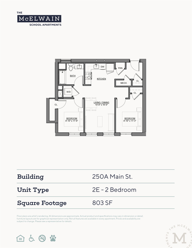 Floorplan - The McElwain School Apartments