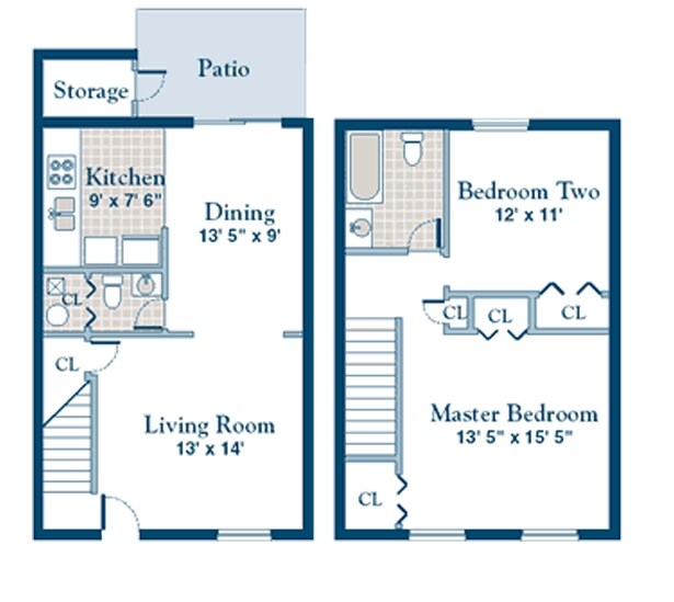 2BR/1.5BA - Colonial Towne Apartments