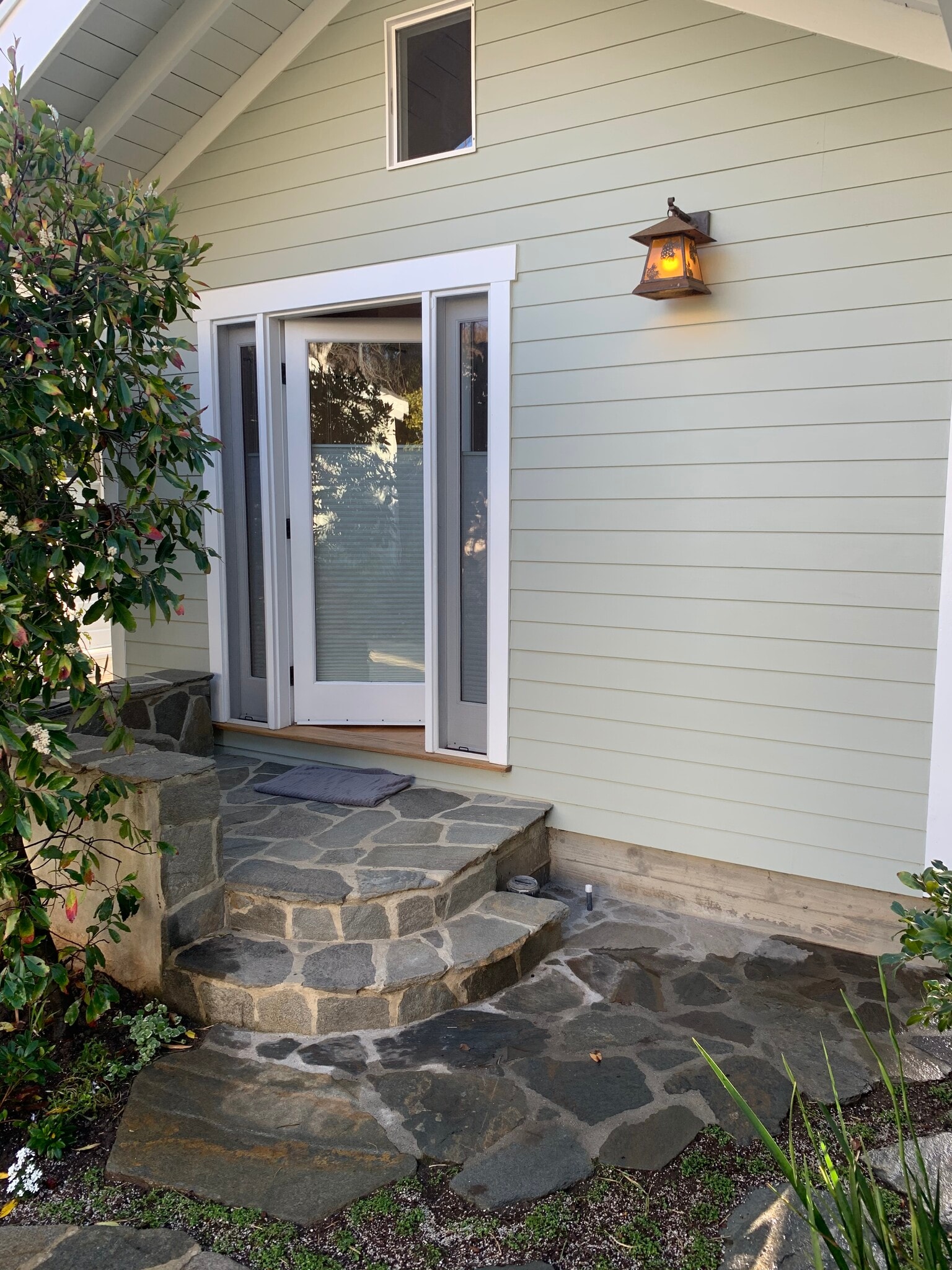 Bedroom door to private garden - 1328 Electric Ave