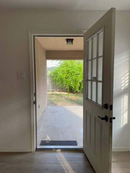 Backyard Door - 2201 Pin Oak Rd