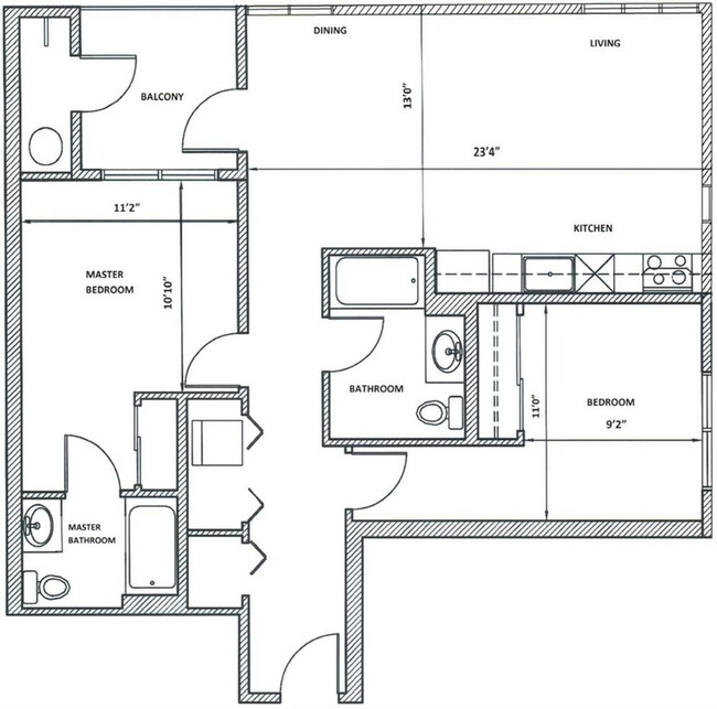 2Bed, 2Bath A Unit 101 - Moreland Crossing