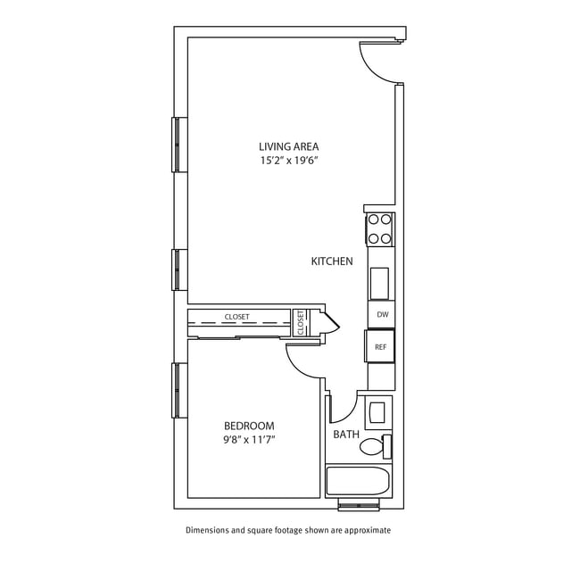 Floorplan - Pearl Apartments