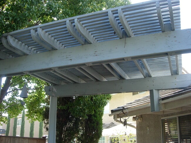 Back yard arbor - 10750 Spyglass Dr