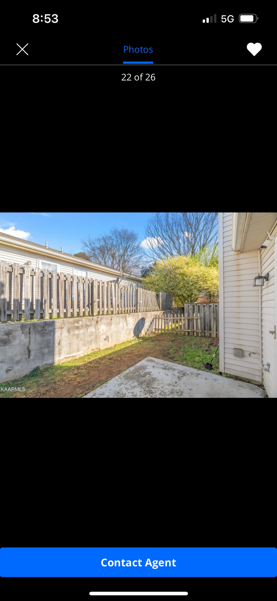 Backyard with gates that can be removed for lawn care. - 7904 Cavanaugh Way