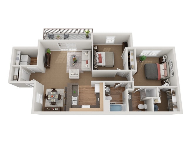 2x2 floor plan Eight Towncenter - Eight Towncenter