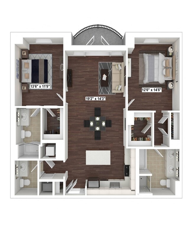 Floorplan - The Woodley