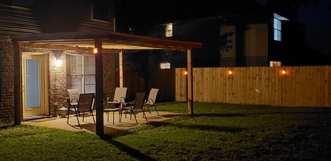 Covered Patio Evening - 12366 Copperwood Dr