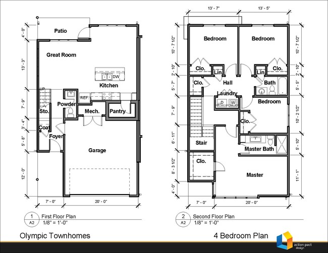 Floorplan - Olympic Townhomes
