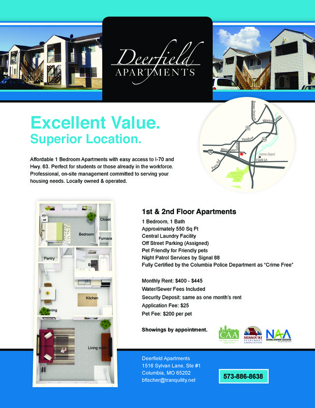 Floorplan - Deerfield Apartments