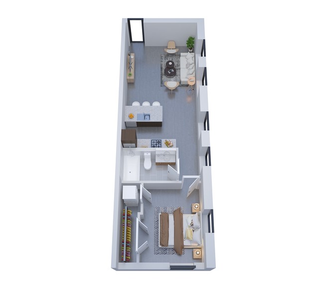 Floorplan - Peanut Factory Flats