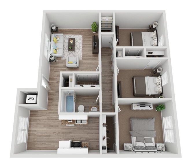 3 Bedrooms 1 Bathroom - West Forty 9