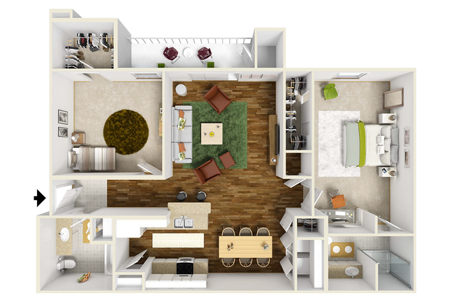 Floorplan - Kensington Park Apartments