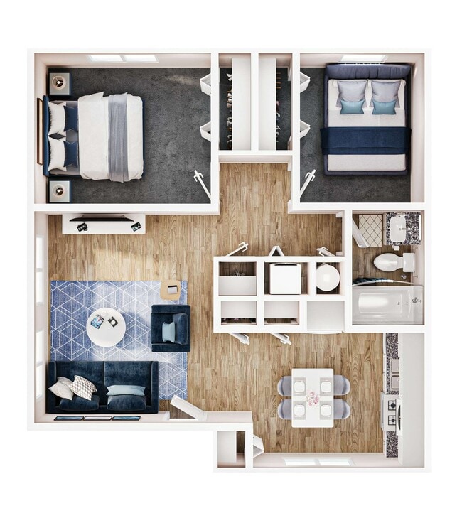 2BR/1BA - B2 - Copper Chase Apartments - Historical Access