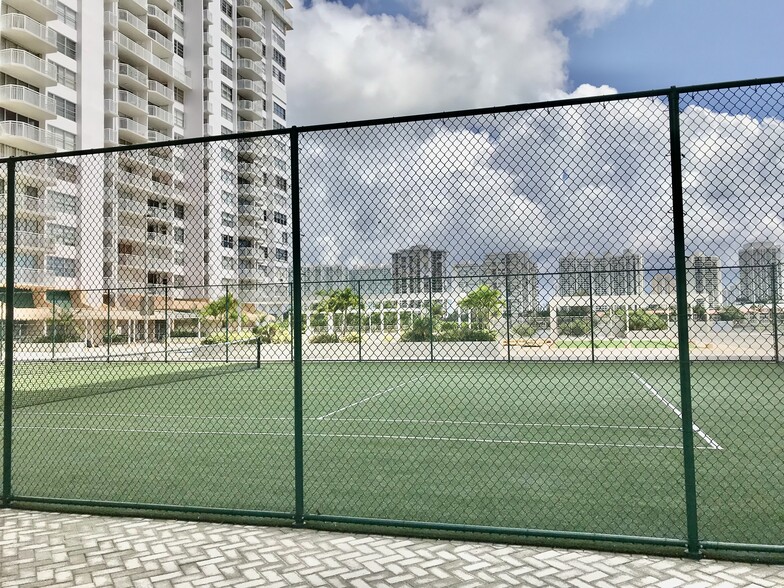 TENNIS COURT ON PROPERTY - 18041 Biscayne Blvd