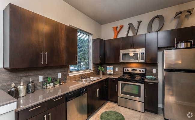 1BR, 1BA - 703SF Kitchen - The Can Plant Residences at Pearl