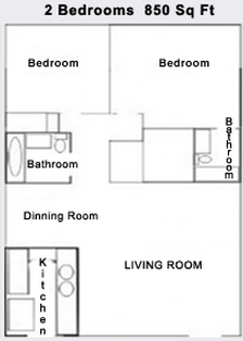 2BR/2BA - Morning Calm Apartments