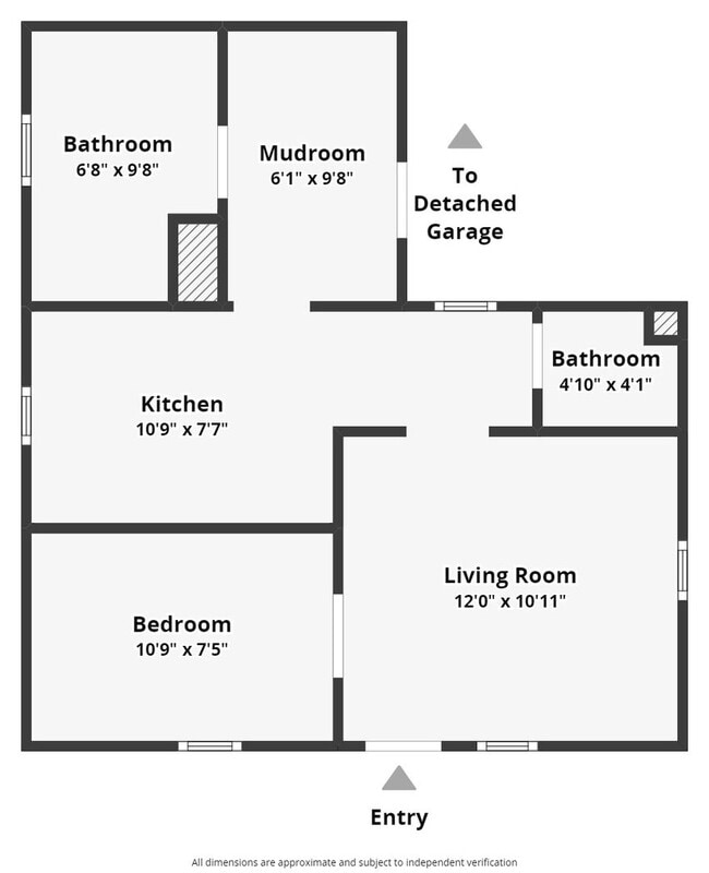 Building Photo - One Bedroom, One Bathroom Single Family Home