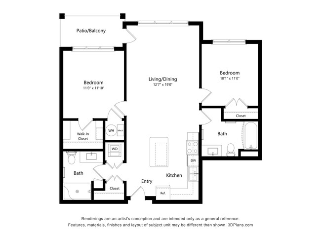 Floorplan - Ashlynn Ridge 55+ Apartments