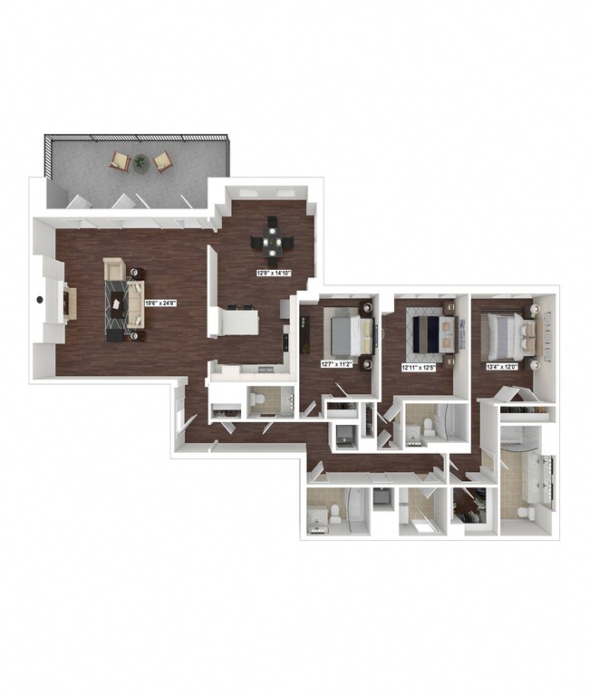 Floorplan - The Woodley