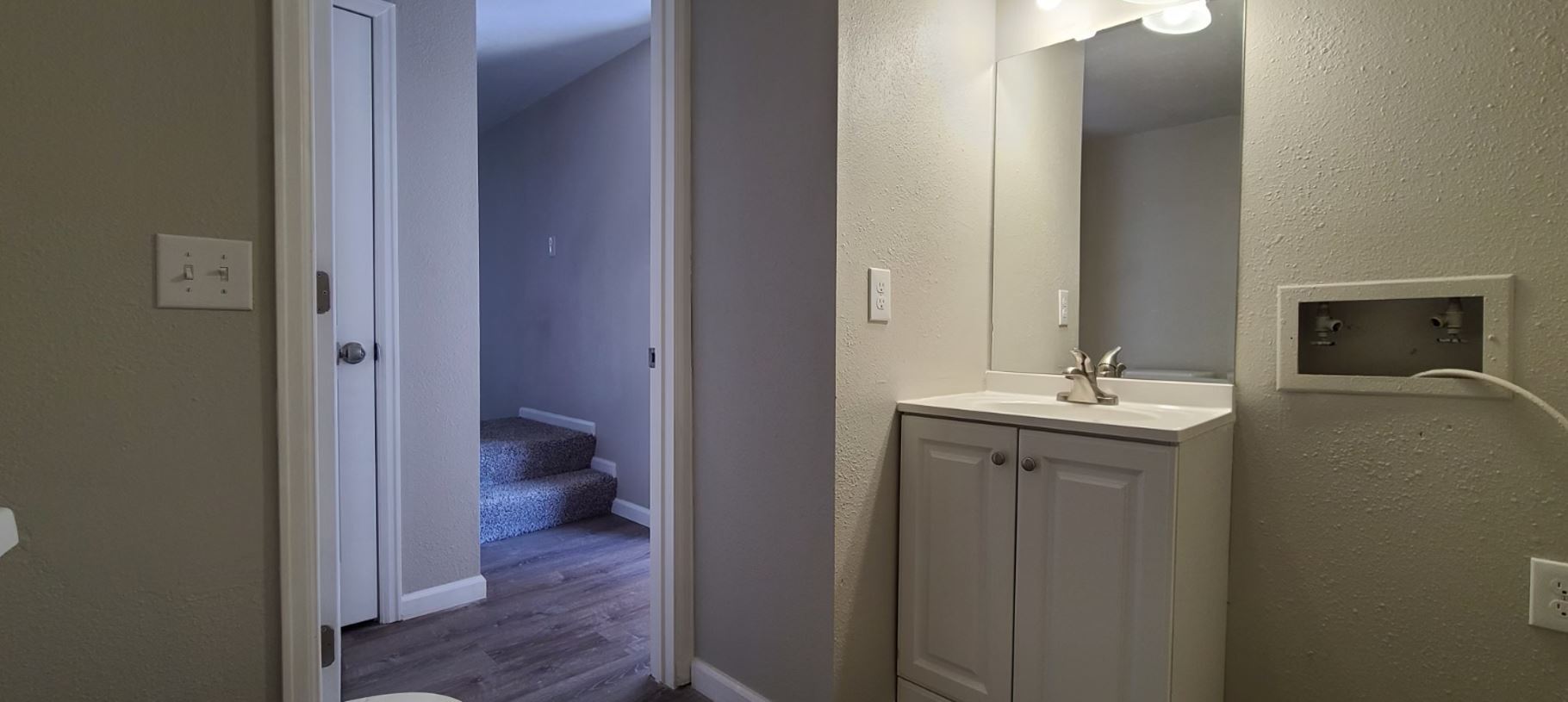 downstairs bath & laundry room - 2285 Anthony Ct