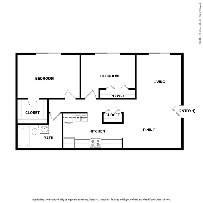 Floorplan - Gaslight Apartments