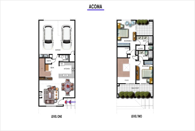 Floorplan - Willow Crest Townhome Aparmtents