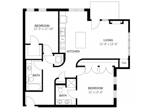 Floorplan - Siena Apartment Homes