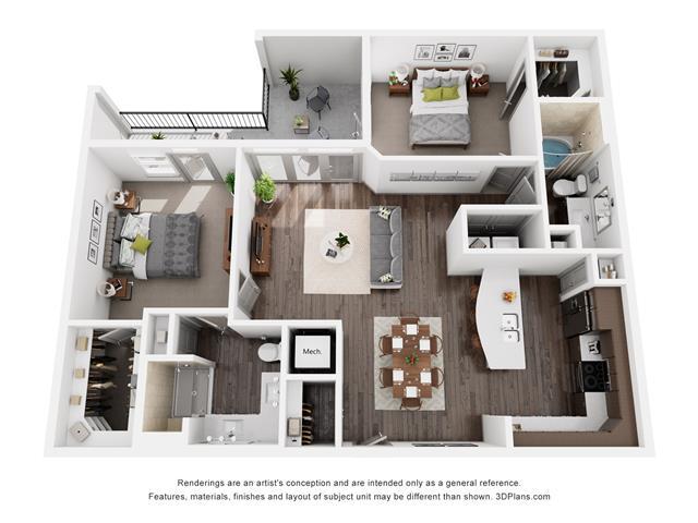 Floorplan - Creekside at Crabtree