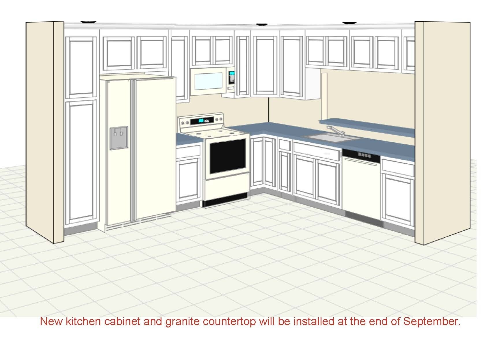 Kitchen remodel ( new cabinets and new granite counters have been installed. All will be ready 09/28 - 4721 Eldon Ct