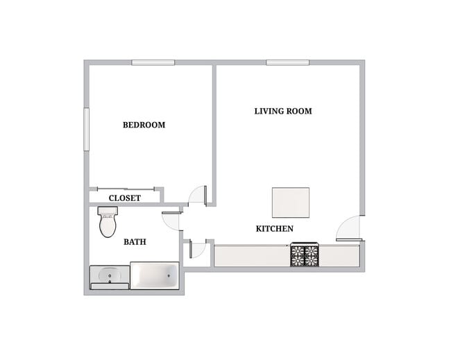 Floorplan - Baxter Apartments
